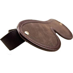 Nubuck Brown Leather Blindfold by Loving Joy