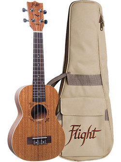 Flight DUC323 Mahogany Concert Natural