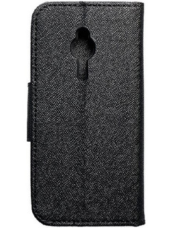 ΘΗΚΗ ΒΙΒΛΙΟ FANCY ΓΙΑ NOKIA 230 - ΜΑΥΡΗ