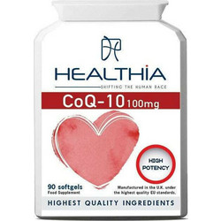 Healthia CoQ10 100mg 90 Μαλακές Κάψουλες
