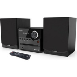 Sharp XLB512 Ηχοσύστημα Hi-Fi 2.0 45W με CD / Digital Media Player και Bluetooth Black