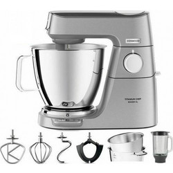 Kenwood Titanium Chef KVC85.124SI Κουζινομηχανή 1200W με Ανοξείδωτο Κάδο 5lt