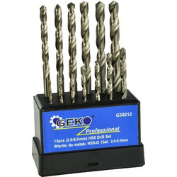 Geko G38212 - Σετ Τρυπάνια Μετάλλου 2-8mm 13τμχ