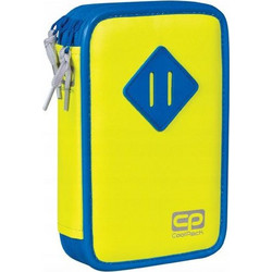 CoolPack Jumper Neon Κασετίνα Γεμάτη με 2 Θήκες Κίτρινη 54768CP