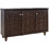 HomeMarkt Iggy Παπουτσοθήκη Ξύλινη Wenge Μ114xΠ34xΥ68cm HM2211.01