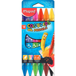 Maped Λαδοπαστέλ Color Peps Oil Pastels 12 χρωμάτων 864010 Λαδομπογιές