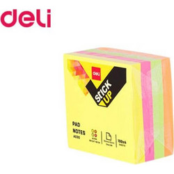 Αυτοκόλλητες Σημειώσεις Deli - 76x76mm - 4 χρώματα - 400 φύλλα 231.969743