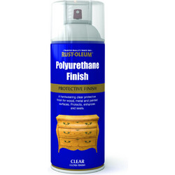 Rust-Oleum Polyurethane Finish Σπρέι Βερνίκι Gloss 400ml