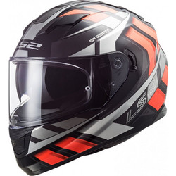 LS2 FF320 Stream Evo Loop Black / Fluo Orange Κράνος Μηχανής Full Face 1550gr