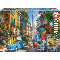 Puzzle Educa The Old Streets Of Paris 4000 Κομμάτια