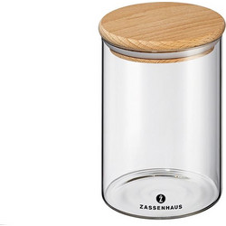 Zassenhaus Δοχείο Γυάλινο με Ξύλινο Καπάκι 850ml