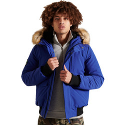 Superdry Everest Ανδρικό Μπουφάν Χειμωνιάτικο Bomber Μπλε M5011113A-FDG