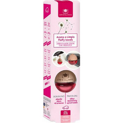 Cristalinas Κρεμαστό Αρωματικό Υγρό Αυτοκινήτου Fluffy Towels 6ml