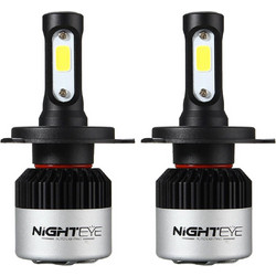 NIGHTEYE λάμπες led 9000lm 6500k h4 a315-s2 72w 2τμχ