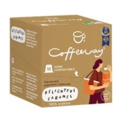Coffeeway Κάψουλες Espresso Caramel Συμβατές με Μηχανή Nespresso 12τμχ