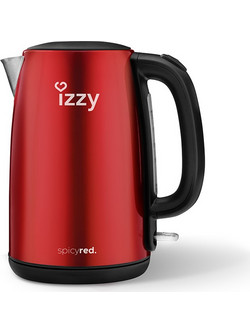 Izzy Spicy IZ-3005 Ανοξείδωτος Βραστήρας 1.7lt 2200W Κόκκινος
