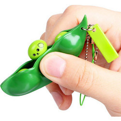 ΠΑΙΧΝΙΔΙ ΣΙΛΙΚΟΝΗΣ FIDGET SENSORY ΜΕ ΦΑΣΟΛΑΚΙΑ EDAMAME - BPF BEAN