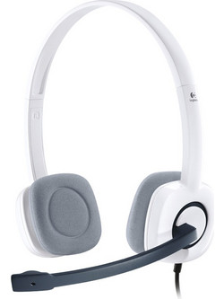 Logitech H150 On Ear Ακουστικά με Μικρόφωνο & 3.5mm Jack Λευκά