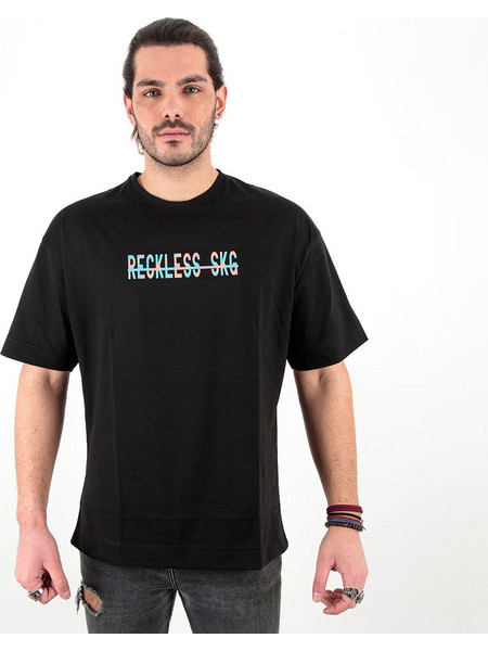 Reckless T-shirt με πολύχρωμο τύπωμα