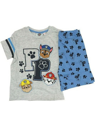 PAW PATROL ΠΥΤΖΑΜΑ ΚΟΝΤΟΜΑΝΙΚΗ (ΓΚΡΙ-ΜΠΛΕ)