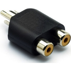 GBL 222B - Αντάπτορας μετατροπής ήχου - 2 x RCA (F) - 1 RCA (M) - Splitter