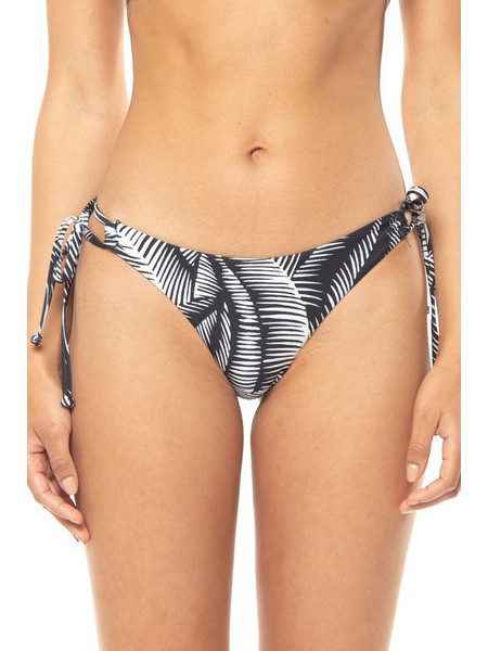 Volcom Stay Or Leaf Bikini Slip Floral Μαύρο O2212205-BLK
