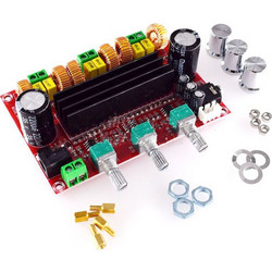 2.1 Ενισχυτής ισχύος 2x80W + 100W (WOOFER) TPA3116D, 12V-24V TPA3116D2, Arduino