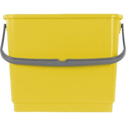Κουβάς κίτρινος 4lt 17x26x20cm για τρόλλεϋ TTS Cleaning c412385