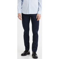 Celio Ανδρικό Παντελόνι Chino Ελαστικό Κανονική Εφαρμογή Navy Μπλε TOCHARLES