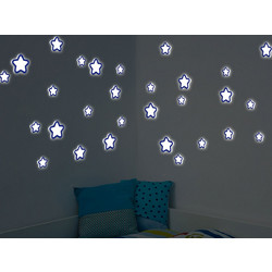 Διακοσμητικά αυτοκόλλητα τοιχου Glow Star M Φωσφορίζοντα