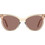 Love Moschino MOL 039/S Y5V/4S Γυναικεία Γυαλιά Ηλίου Cat Eye Κοκάλινα Καφέ με Ροζ Polarized Φακό