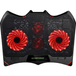 Esperanza EGC102 Cooling Pad Laptop έως 16.1" με 4 Ανεμιστήρες & Φωτισμό