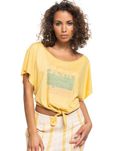 Roxy born to be crop top ERJZT05349 YHV0 yellow