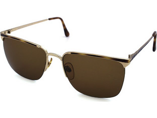 Fedon A490 809 Γυναικεία Γυαλιά Ηλίου Aviator Μεταλλικά Χρυσά με Καφέ Polarized Φακό