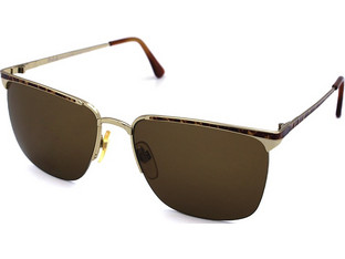 Fedon A490 807 Γυναικεία Γυαλιά Ηλίου Aviator Μεταλλικά Χρυσά με Μαύρο Polarized Φακό