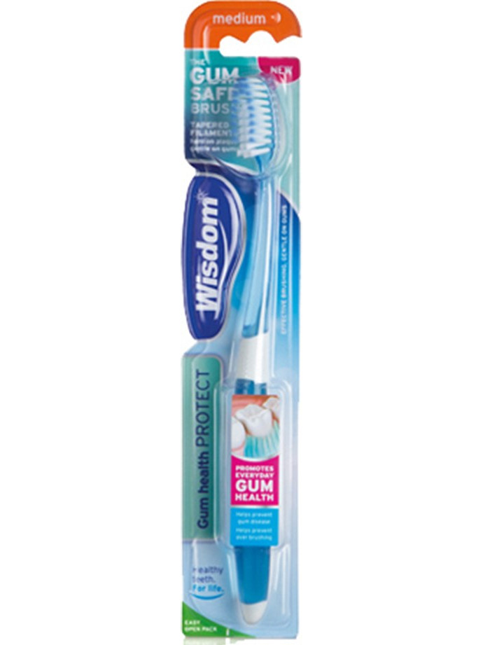 Wisdom Gum Health Protect Medium Οδοντόβουρτσα Μπλε