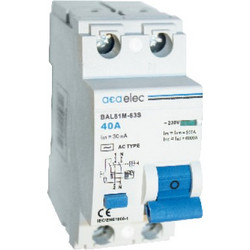 RCCB 2x63A 30mA 2M AC-Type - DY02030019