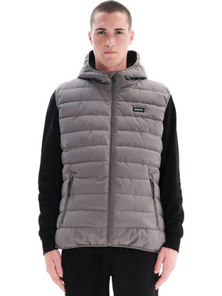 Basehit Αμάνικο Ανδρικό Μπουφάν Puffer Πράσινο Mint 222.BΜ10.131