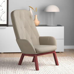 vidaXL Πολυθρόνα Relax Βελούδινη Γκρι 341218