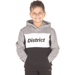 District75 Παιδικό Φούτερ με Κουκούλα Γκρι 222KBHO-489-088