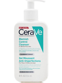 CeraVe Blemish Control Face Cleanser Gel Καθαρισμού Προσώπου για Ακμή 236ml