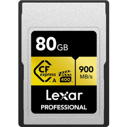 Lexar Professional CFExpress 80GB Type A Gold 900MB/s