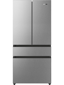 Gorenje NRM8181UX Ψυγείο Ντουλάπα 480lt Full No Frost Υ181.7xΠ79.4xΒ70.6cm Inox