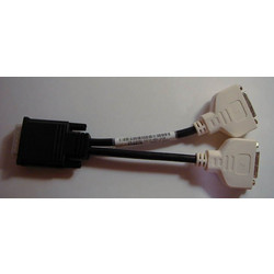 DVI 60pin male to 2 DVI-I female (OEM)