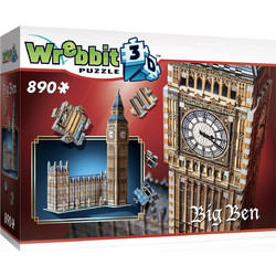 Puzzle Wrebbit 3D Puzzle Big Ben & House Of Parliament 3D 890 Κομμάτια