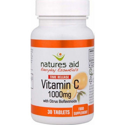Natures Aid Vitamin C 1000mg Time Release 30 Ταμπλέτες