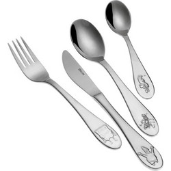 Σετ 4 ανοξείδωτα παιδικά μαχαιροπήρουνα SPtableware