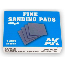 AK9018 Fine Sanding Pads 400 grit. 4 units