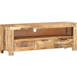 vidaXL Έπιπλο Τηλεόρασης Ξύλινο Καφέ Μ110xΠ30xΥ40cm 338026