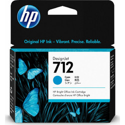 HP 712 Cyan Μελάνι Εκτυπωτή Inkjet